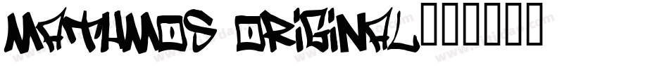 Mathmos Original字体转换